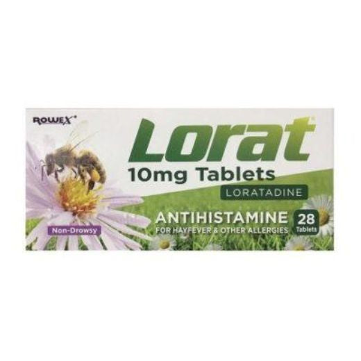 Lorat 10mg Loratadine 28 Tablets Non-Drowsy Antihistamine Ireland Chemco  Pharmacy