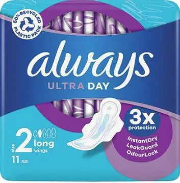 ALWAYS ULTRA LONG WITH WINGS 11PK Chemco Pharmacy
