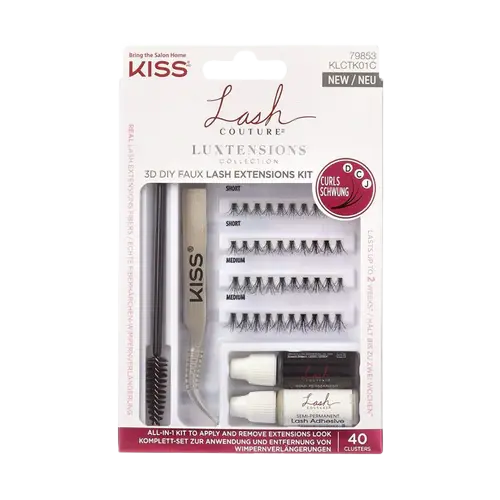 KISS LASH COUTURE LUXTENSION CLUSTER KIT Chemco Pharmacy