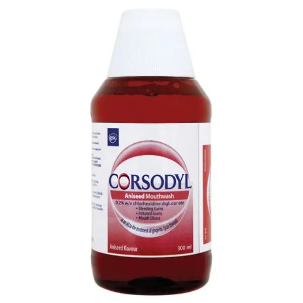 CORSODYL 300ML MOUTHWASH ANISEED Chemco Pharmacy