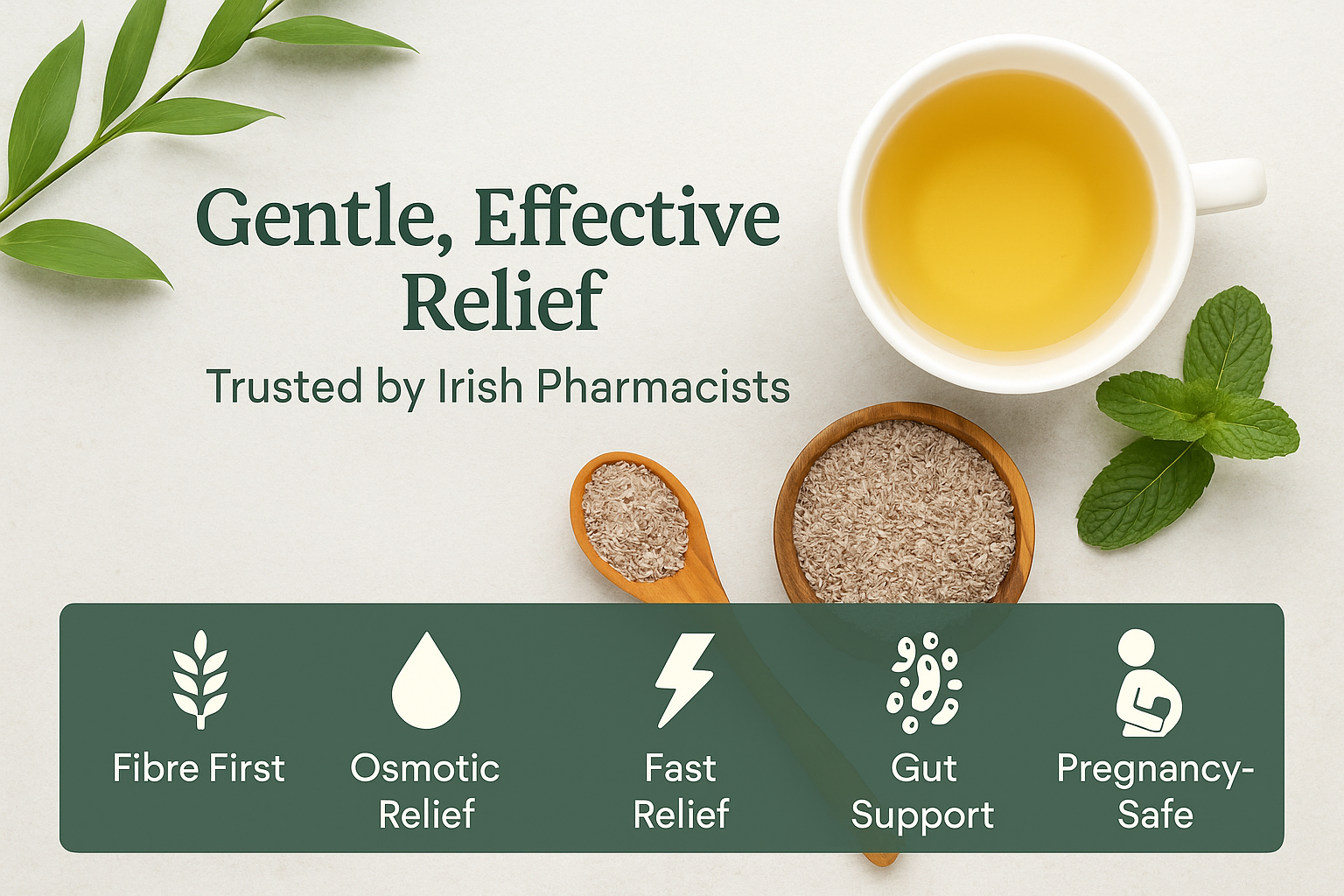 Constipation Relief & Psyllium (Ispaghula) | Fast, Gentle & Pregnancy-Safe Options