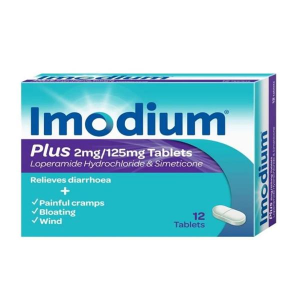 Imodium Plus 2Mg/125Mg Tablets