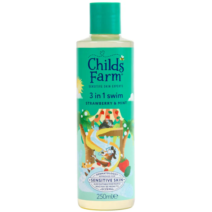 Childs Farm 3-In-1 Swim Strawberry & Organic Mint 250ml
