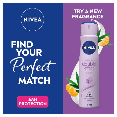 Nivea Double Effect Anti-perspirant Deodorant Spray 250ml
