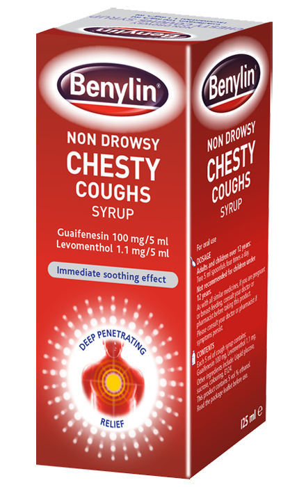 Benylin Non-Drowsy Chesty Cough Syrup 125ml
