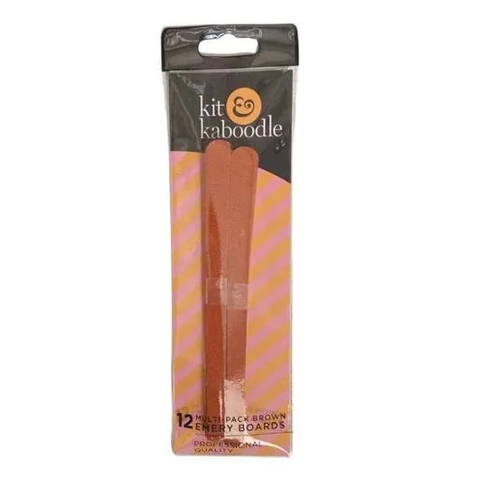 Kit & Kaboodle 12 Brown Nail Files