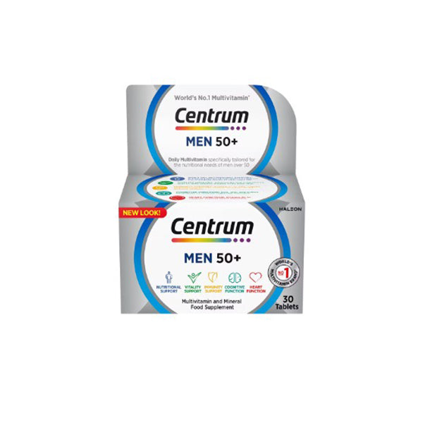 Centrum Men 50+ Multivitamin Tablets 30 Pack