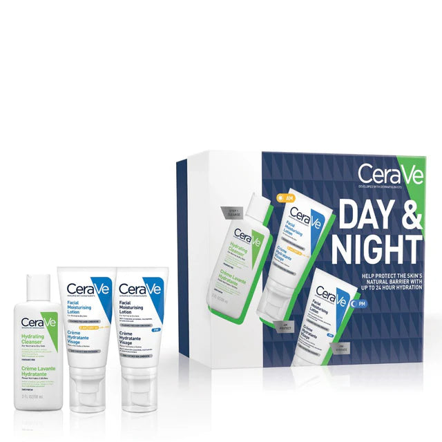 Cerave Set CeraVe Day & Night Facial Hydration Gift Set | Skincare – Chemco Pharmacy