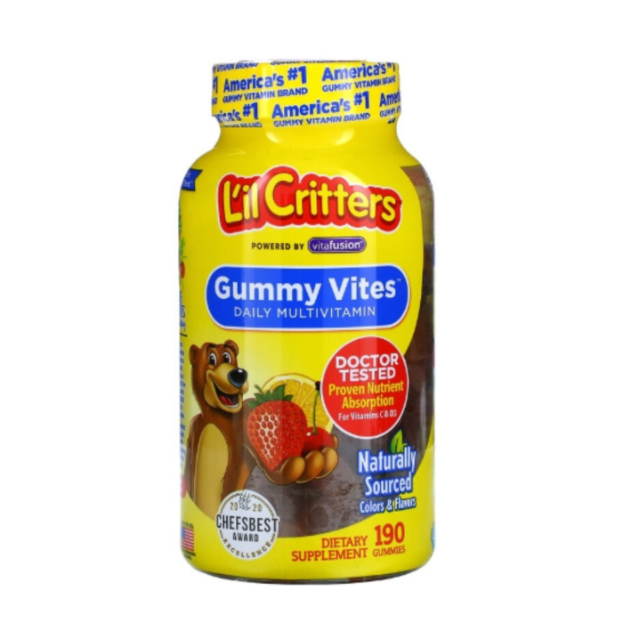 L'il Critters Gummy Vites Multivitamin Gummies 190 Pack