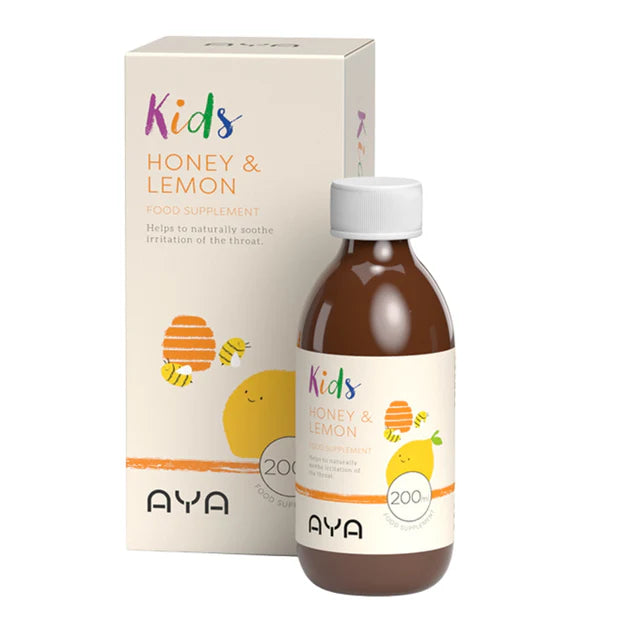 AYA Honey & Lemon All-natural Syrup 200ml