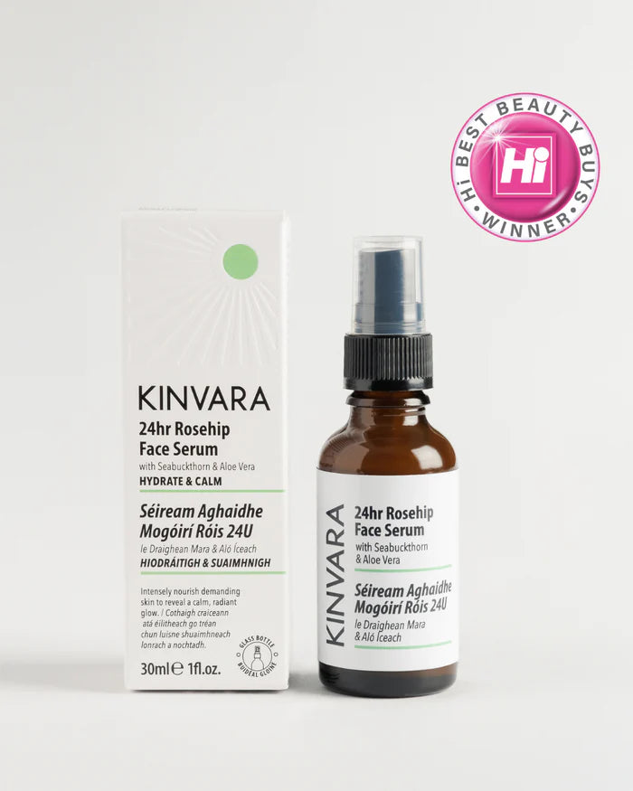 Kinvara 24hr Rosehip Face Serum  30ml