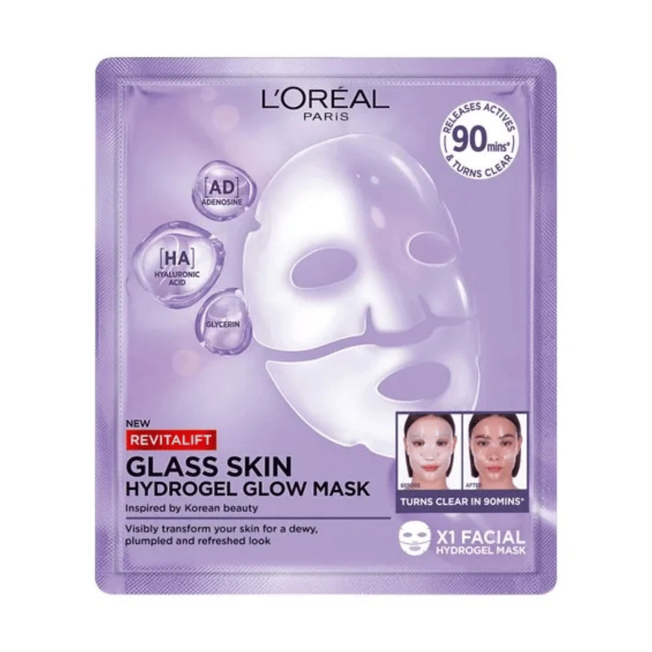 L'Oréal Paris Glass Skin Hydrogel Glow Mask - Single