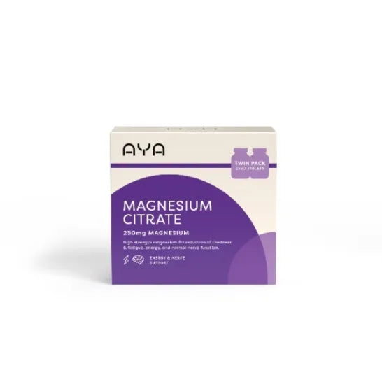 AYA Magnesium Citrate 250Mg Twin Pack