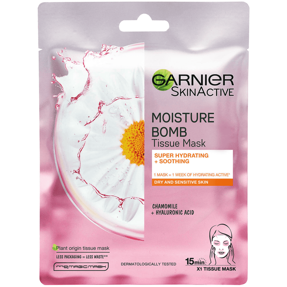 Garnier Moisture Bomb Sakura Hydrating Tissue Mask 28g (1)