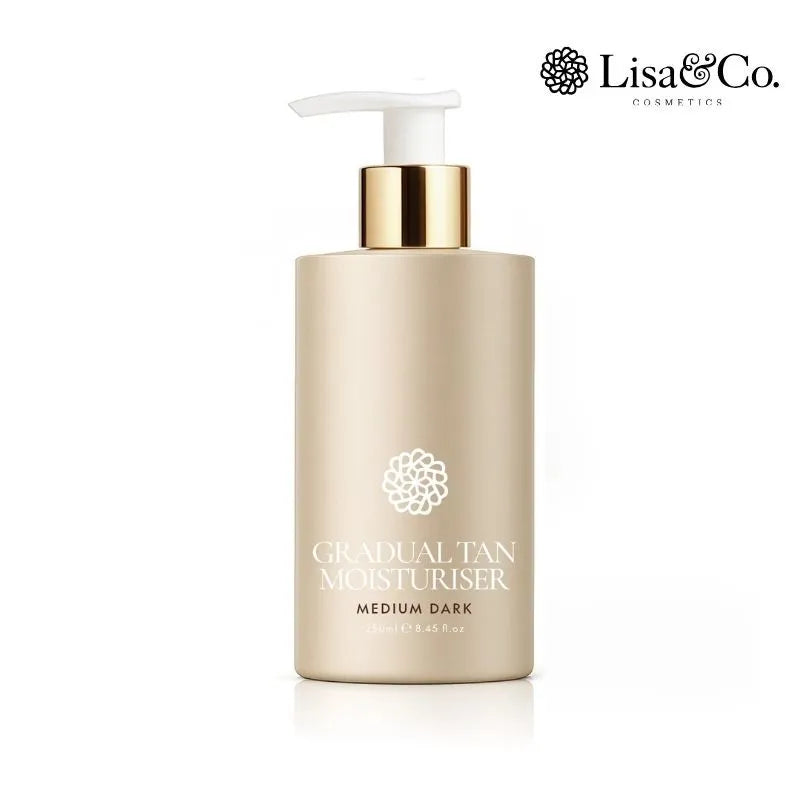 Lisa & Co Cosmetics Gradual Tanning Moisturiser Medium/Dark 250ml