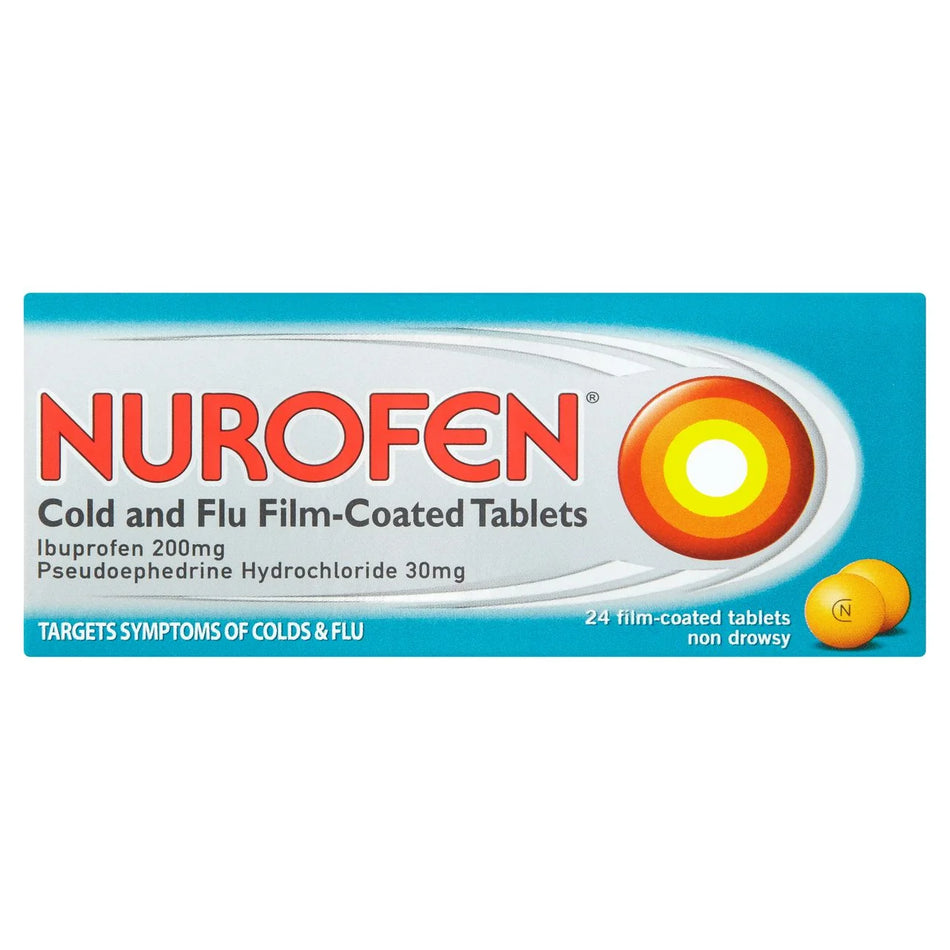 Nurofen Cold & Flu 200mg/30mg - 24 Tablets