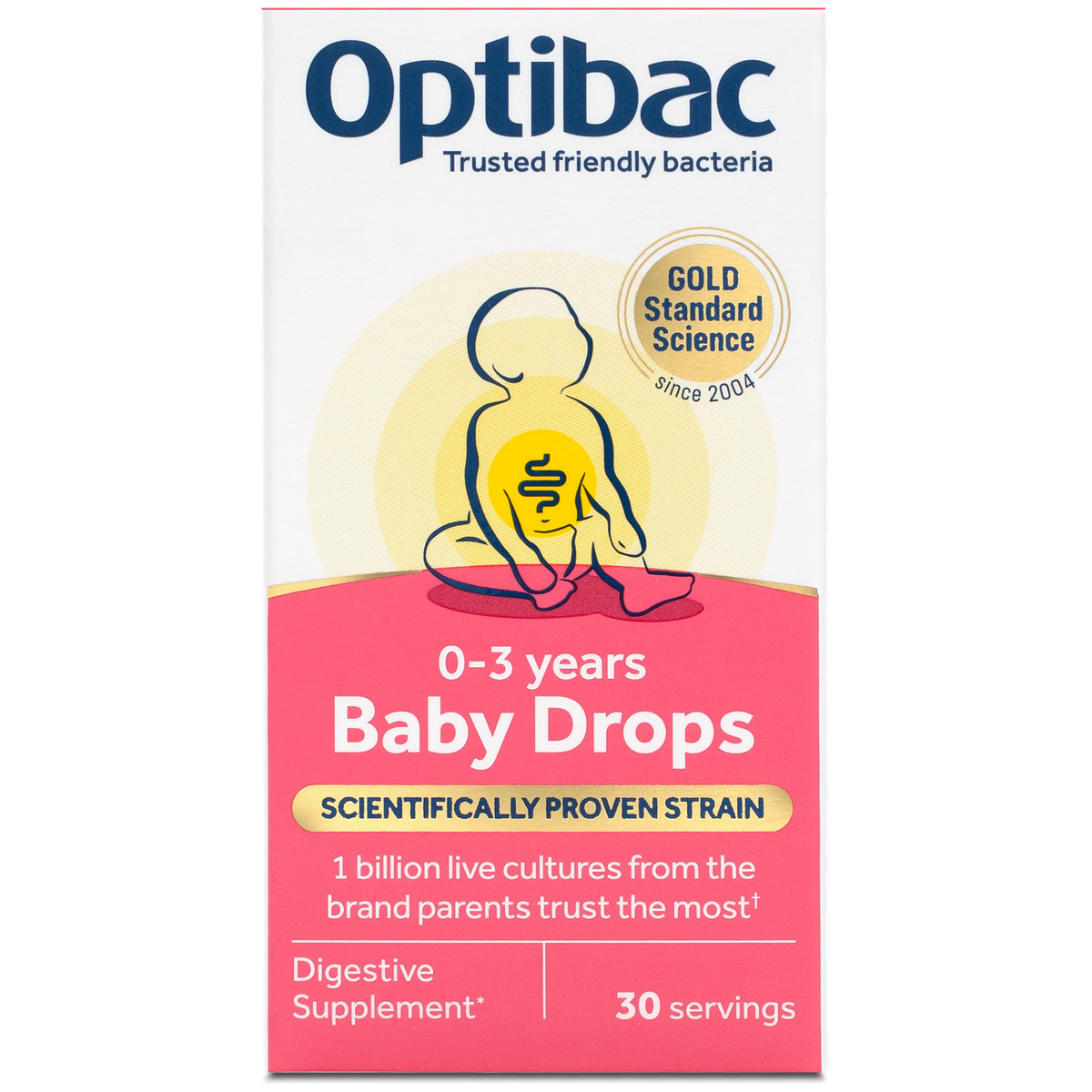 Optibac Probiotics Baby Drops 10ml | Newborn Probiotic Drops Ireland ...