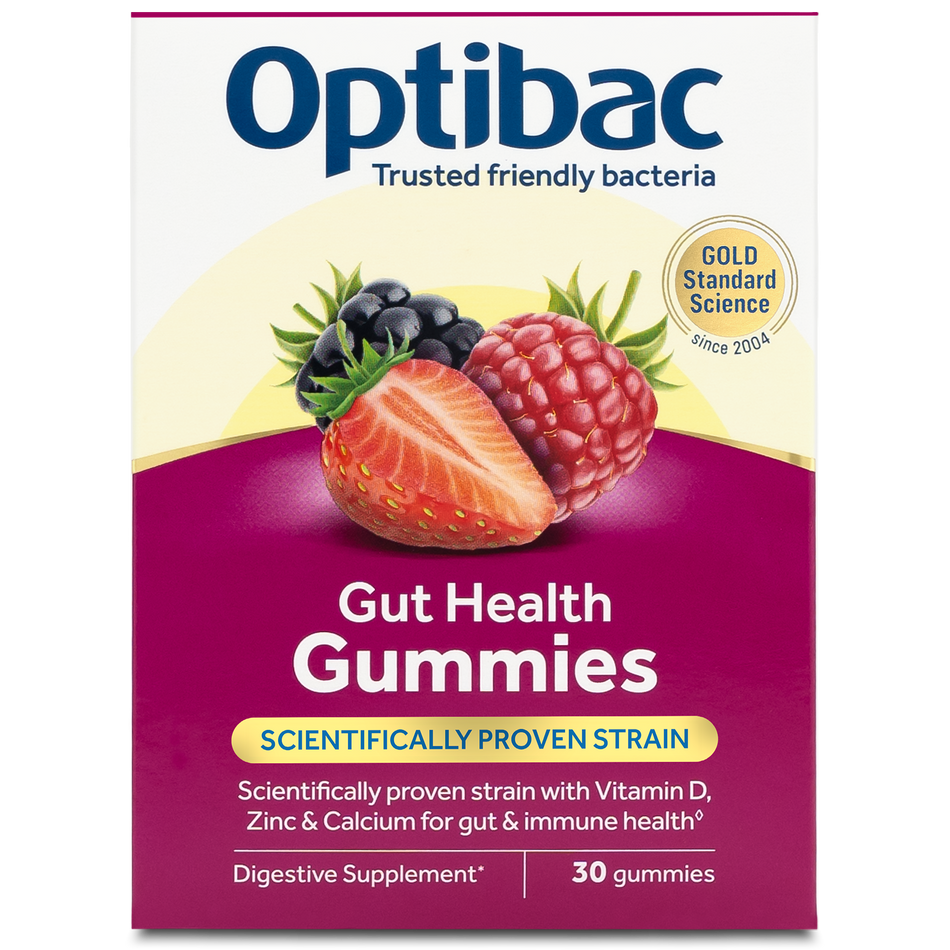 Optibac Probiotics Gut Health Gummies 30s | Probiotic Gummies Ireland | Chemco Pharmacy