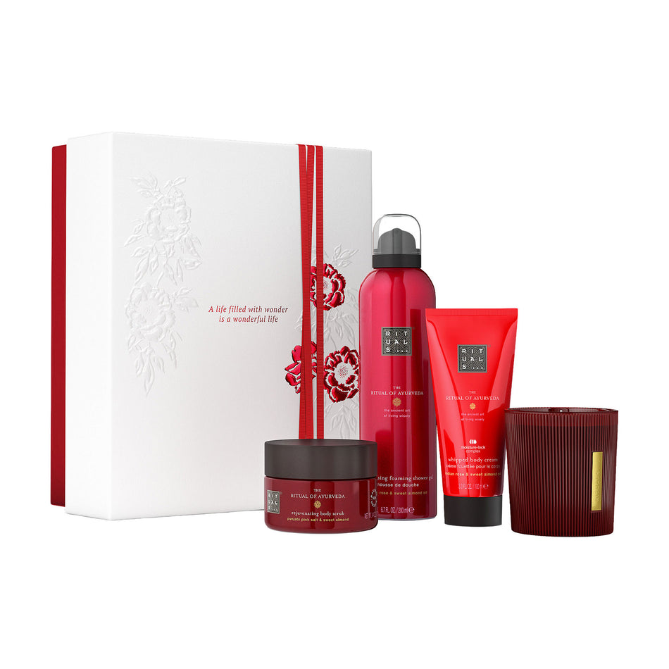 RITUALS The Ritual of Ayurveda Sweet Almond & Indian Rose Medium Gift Set