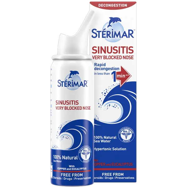 Sterimar Sinusitis Very Blocked Nose Nasal Spray 50ml