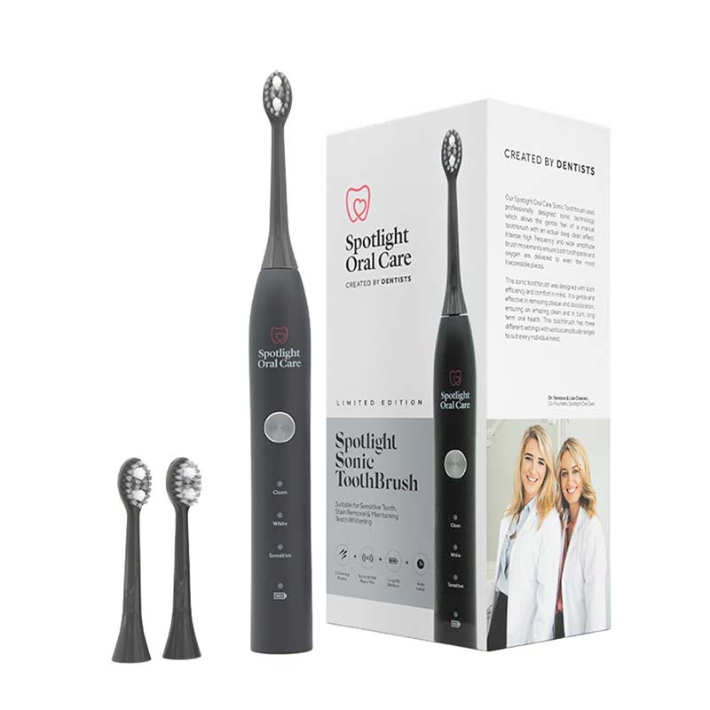 Spotlight Oral Care Graphite Grey Sonic Toothbrush