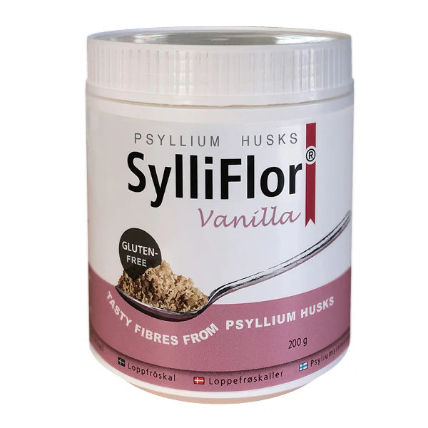 SylliFlor Psyllium Husks Vanilla | Natural Fibre Supplement Ireland | Chemco Pharmacy