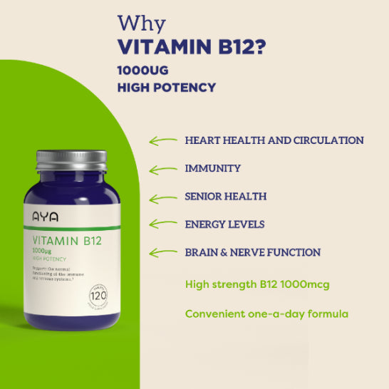 AYA Vitamin B12 1000mcg 60 Tablets