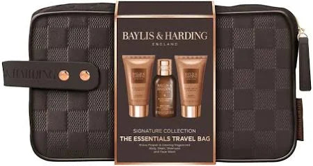 Baylis & Harding  Black Pepper & Ginseng Men's The Essentials Travel Wash Bag Gift Set