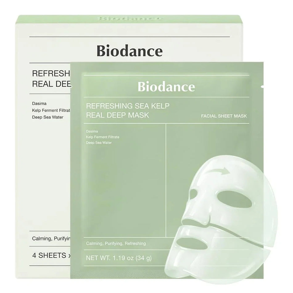Biodance Refreshing Sea Kelp Real Deep Mask 4pk