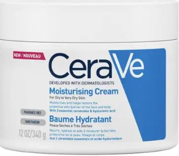 Cerave Moisturising Cream 340ml for itchy dry skin Chemco Pharmacy