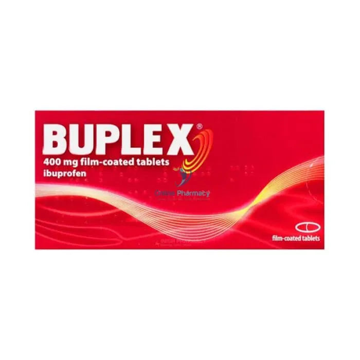 Buplex Ibuprofen 400mg Film-Coated Tablets 24 Pack