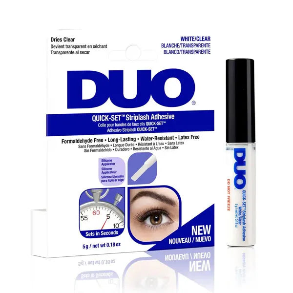 DUO STRIPLASH ADHESIVE WHITE/CLEAR