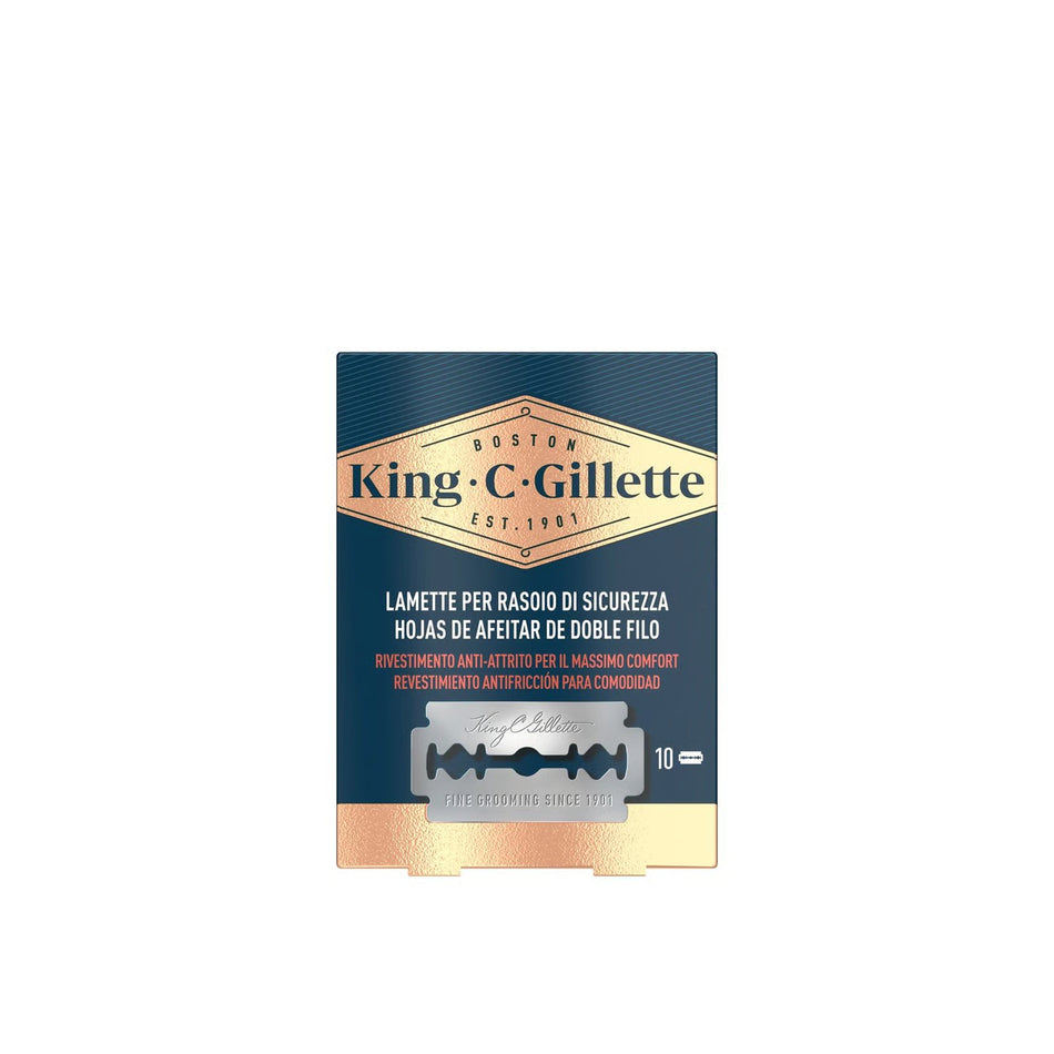 Gillette King C Double Edge Razor 10pk