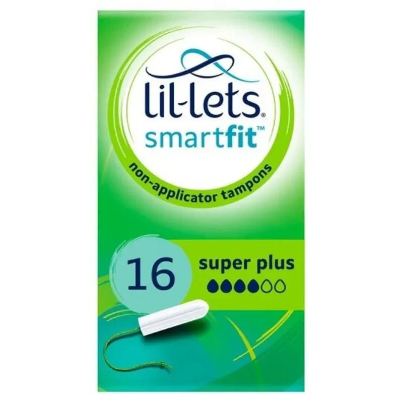 Lil-Lets Non-Applicator Tampons Super Plus 16 Pack