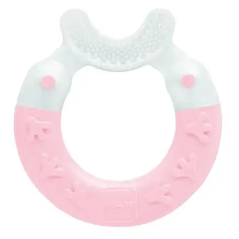 MAM BITE & BRUSH TEETHER PINK 3MONTHS+