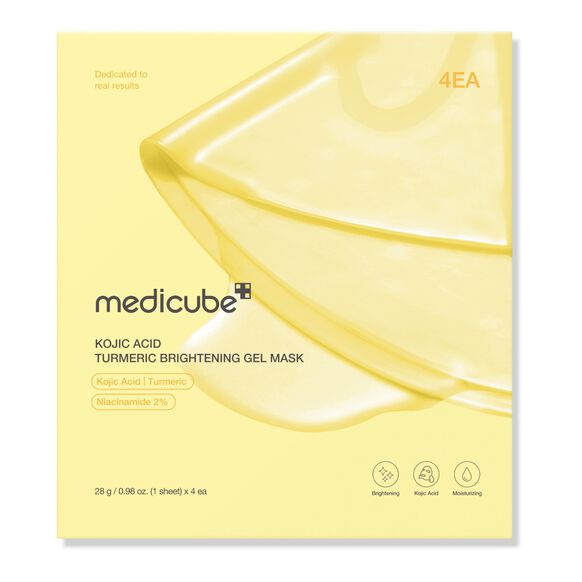 Medicube Kojic Acid Turmeric Brightening Gel Mask 4 Pack