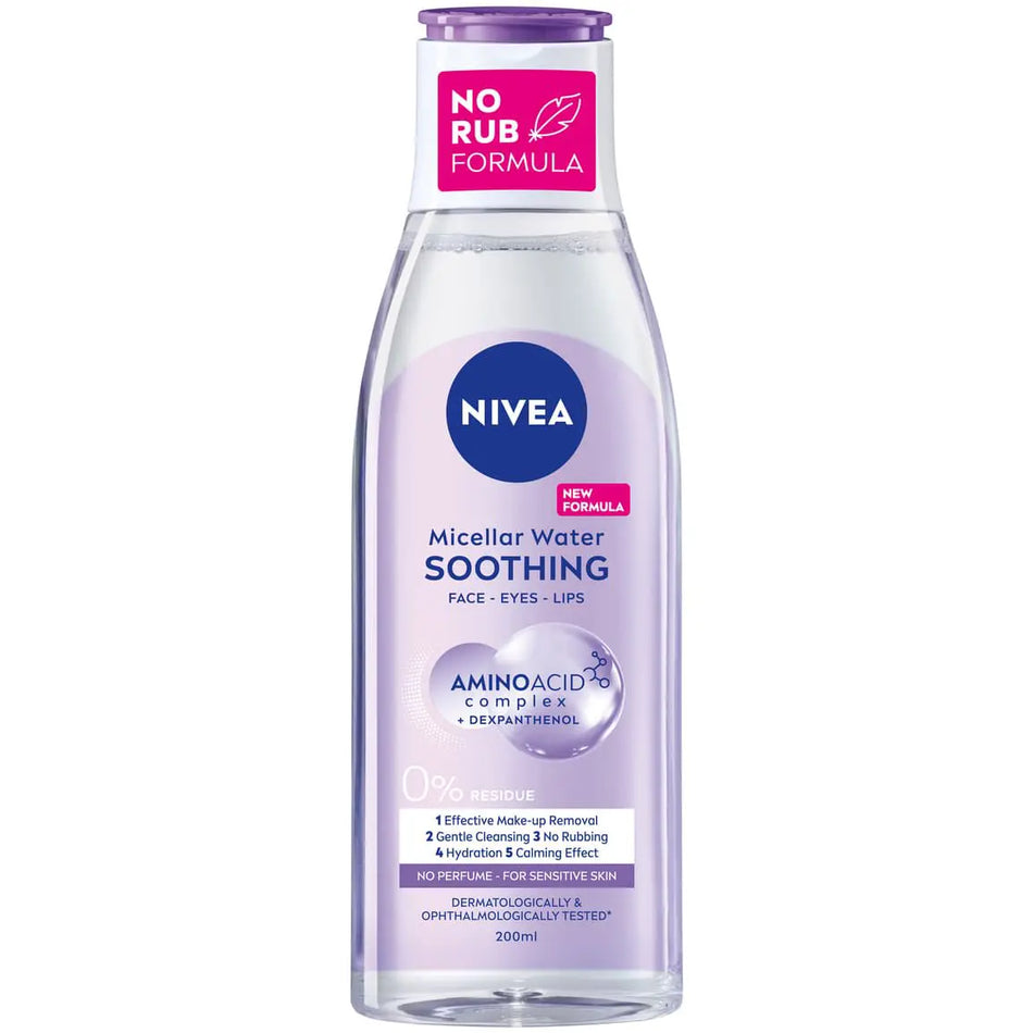 NIVEA DAILY ESSENTIALS SENSITIVE 3 IN 1 MICELLAR CLEANSING WATER 200ML