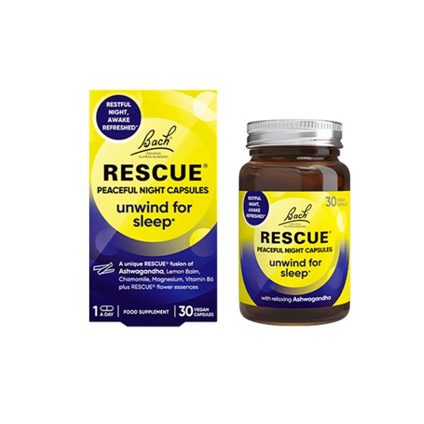 Rescue Night Capsules 30s | Bach Flower Remedy Sleep Capsules Ireland | Chemco Pharmacy