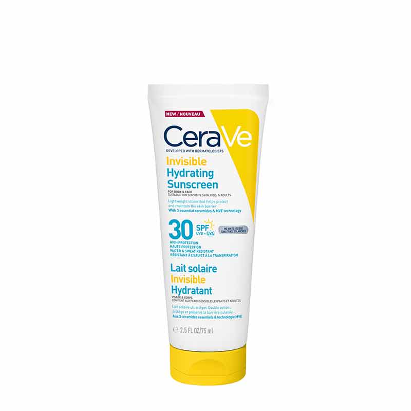 CeraVe Invisible Hydrating Face & Body Sunscreen SPF30
