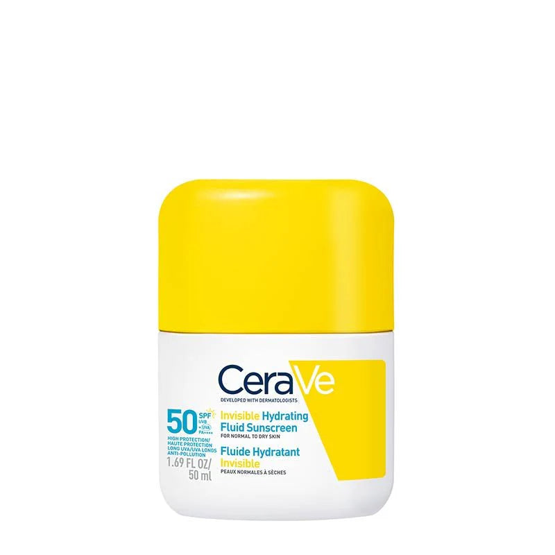 CeraVe Invisible Hydrating Fluid Face Sunscreen SPF50