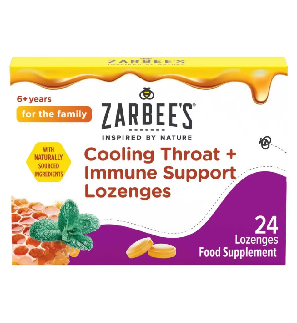 Zarbee's Cooling Throat & Immune Support Lozenges