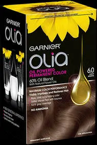 GARNIER OLIA PERMANENT HAIR COLOUR 6.0 LIGHT BROWN Chemco Pharmacy