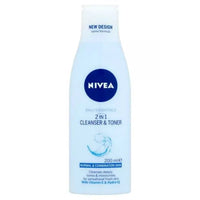 NIVEA DAILY ESSENTIALS REFRESHING 2IN1 CLEANSER & TONER 200ML
