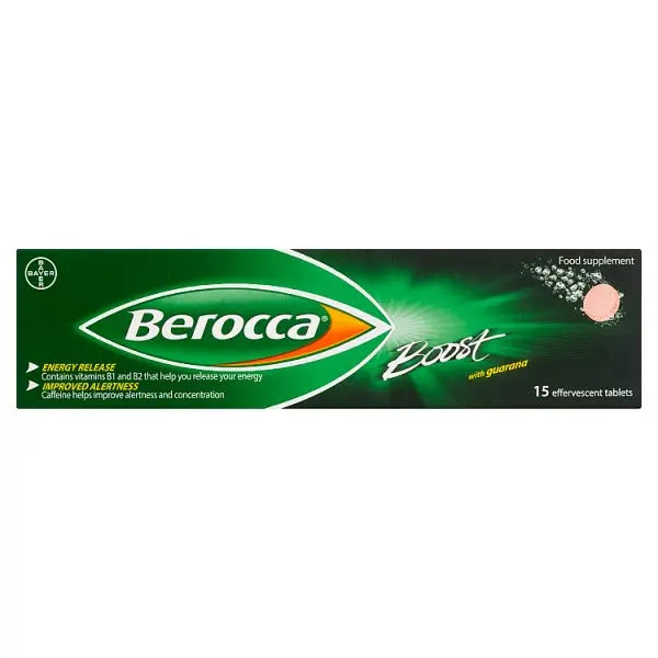 BEROCCA BOOST 15PK EFFERVESCENT Chemco Pharmacy