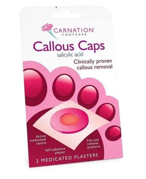 CARNATION CALLOUS CAPS 2PK