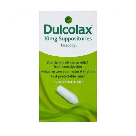 DULCOLAX SUPPOSITORIES 10MG ADULT 12PK Chemco Pharmacy