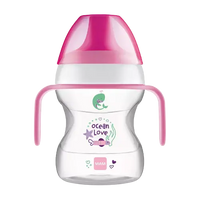 MAM LEARN TO DRINK CUP & HANDLES PINK 6MONTHS+ Chemco Pharmacy