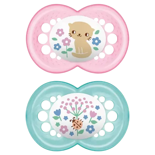 MAM ORIGINAL SOOTHER 6MONTHS+ 2PK PINK Chemco Pharmacy