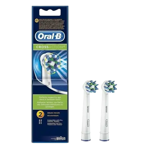Buy ORAL B CROSS ACTION BRUSH HEADS 2PK Chemco Pharmacy