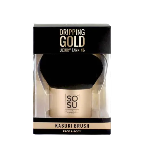 SOSU DRIPPING GOLD KABUKI BRUSH